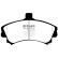 Brake Pad Set, disc brake Greenstuff DP21045 EBC, Thumbnail 4