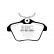 Brake Pad Set, disc brake Greenstuff DP21096 EBC, Thumbnail 4