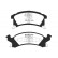 Brake Pad Set, disc brake Greenstuff DP21175 EBC, Thumbnail 4