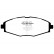 Brake Pad Set, disc brake Greenstuff DP21212 EBC, Thumbnail 4
