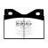 Brake Pad Set, disc brake Greenstuff DP2126 EBC, Thumbnail 4
