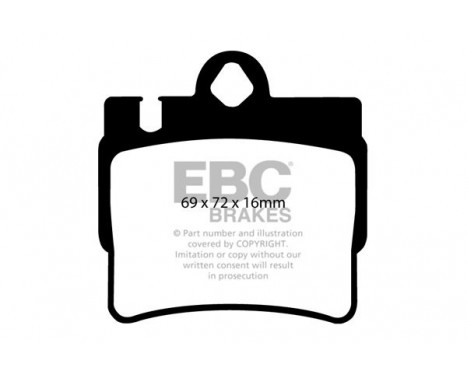 Brake Pad Set, disc brake Greenstuff DP21364 EBC, Image 4