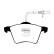 Brake Pad Set, disc brake Greenstuff DP21368 EBC, Thumbnail 4