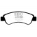Brake Pad Set, disc brake Greenstuff DP21374 EBC, Thumbnail 4