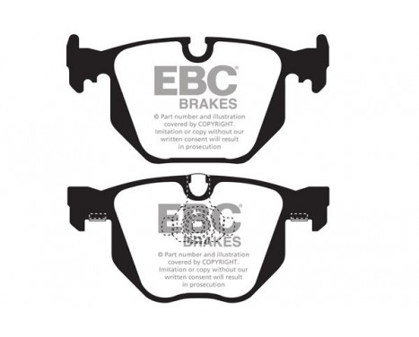 Brake Pad Set, disc brake Greenstuff DP21450 EBC, Image 4