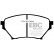 Brake Pad Set, disc brake Greenstuff DP21452 EBC, Thumbnail 4