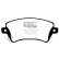 Brake Pad Set, disc brake Greenstuff DP21457 EBC, Thumbnail 4