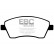 Brake Pad Set, disc brake Greenstuff DP21485 EBC, Thumbnail 4