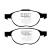 Brake Pad Set, disc brake Greenstuff DP21524 EBC, Thumbnail 4