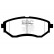 Brake Pad Set, disc brake Greenstuff DP21583 EBC, Thumbnail 4
