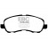 Brake Pad Set, disc brake Greenstuff DP21614 EBC, Thumbnail 4