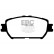 Brake Pad Set, disc brake Greenstuff DP21642 EBC, Thumbnail 4