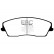 Brake Pad Set, disc brake Greenstuff DP21723 EBC, Thumbnail 4
