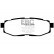 Brake Pad Set, disc brake Greenstuff DP21758 EBC, Thumbnail 4