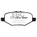 Brake Pad Set, disc brake Greenstuff DP21887 EBC, Thumbnail 4