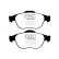 Brake Pad Set, disc brake Greenstuff DP21958 EBC, Thumbnail 4