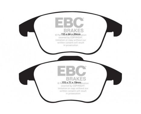 Brake Pad Set, disc brake Greenstuff DP21997 EBC, Image 4
