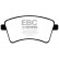 Brake Pad Set, disc brake Greenstuff DP22033 EBC, Thumbnail 4