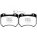 Brake Pad Set, disc brake Greenstuff DP22074 EBC, Thumbnail 4