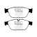 Brake Pad Set, disc brake Greenstuff DP22087 EBC, Thumbnail 4