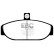 Brake Pad Set, disc brake Greenstuff DP2435 EBC, Thumbnail 4