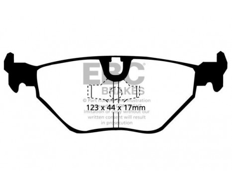 Brake Pad Set, disc brake Greenstuff DP2690 EBC, Image 4