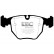 Brake Pad Set, disc brake Greenstuff DP61036 EBC, Thumbnail 4