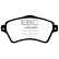 Brake Pad Set, disc brake Greenstuff DP61352 EBC, Thumbnail 4