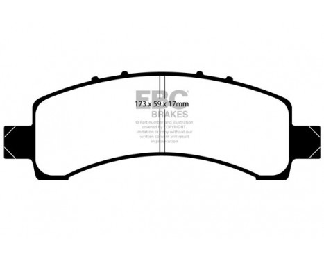 Brake Pad Set, disc brake Greenstuff DP61667 EBC, Image 4