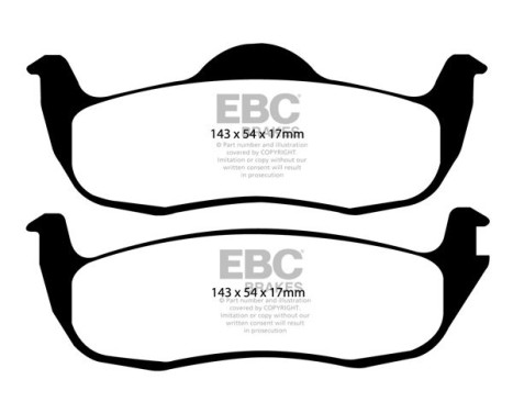 Brake Pad Set, disc brake Greenstuff DP61745 EBC, Image 4