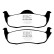 Brake Pad Set, disc brake Greenstuff DP61745 EBC, Thumbnail 4