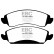 Brake Pad Set, disc brake Greenstuff DP61830 EBC, Thumbnail 4