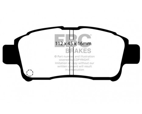 Brake Pad Set, disc brake Greenstuff, Image 4