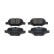 Brake pad set, disc brake KBP-10010 Kavo parts