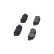 Brake pad set, disc brake KBP-10012 Kavo parts, Thumbnail 2