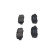 Brake pad set, disc brake KBP-10012 Kavo parts, Thumbnail 4