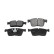 Brake pad set, disc brake KBP-10013 Kavo parts