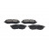 Brake Pad Set, disc brake KBP-1003 Kavo parts, Thumbnail 2