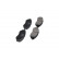 Brake Pad Set, disc brake KBP-1003 Kavo parts, Thumbnail 3