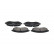 Brake Pad Set, disc brake KBP-1003 Kavo parts, Thumbnail 4