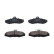 Brake Pad Set, disc brake KBP-1006 Kavo parts, Thumbnail 2