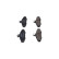 Brake Pad Set, disc brake KBP-1006 Kavo parts, Thumbnail 5