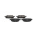 Brake pad set, disc brake KBP-10066 Kavo parts, Thumbnail 3