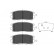 Brake Pad Set, disc brake KBP-1010 Kavo parts