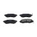 Brake Pad Set, disc brake KBP-1011 Kavo parts, Thumbnail 2