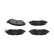 Brake Pad Set, disc brake KBP-1011 Kavo parts, Thumbnail 4