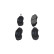Brake Pad Set, disc brake KBP-1011 Kavo parts, Thumbnail 5