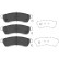 Brake Pad Set, disc brake KBP-1012 Kavo parts