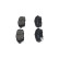 Brake Pad Set, disc brake KBP-1013 Kavo parts, Thumbnail 5