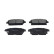 Brake Pad Set, disc brake KBP-1014 Kavo parts, Thumbnail 2